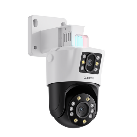 C298 Pan Tilt PoE Camera with Dual-Lens
