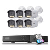 C186A 4K 8 Channel PoE Security System with Full-Color Night + 2TB/4TB Hard Drive