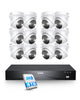 C225 4K 16CH Security System(32-Camera Capable) + NVR Support Dual Hard Drive + 4TB HDD