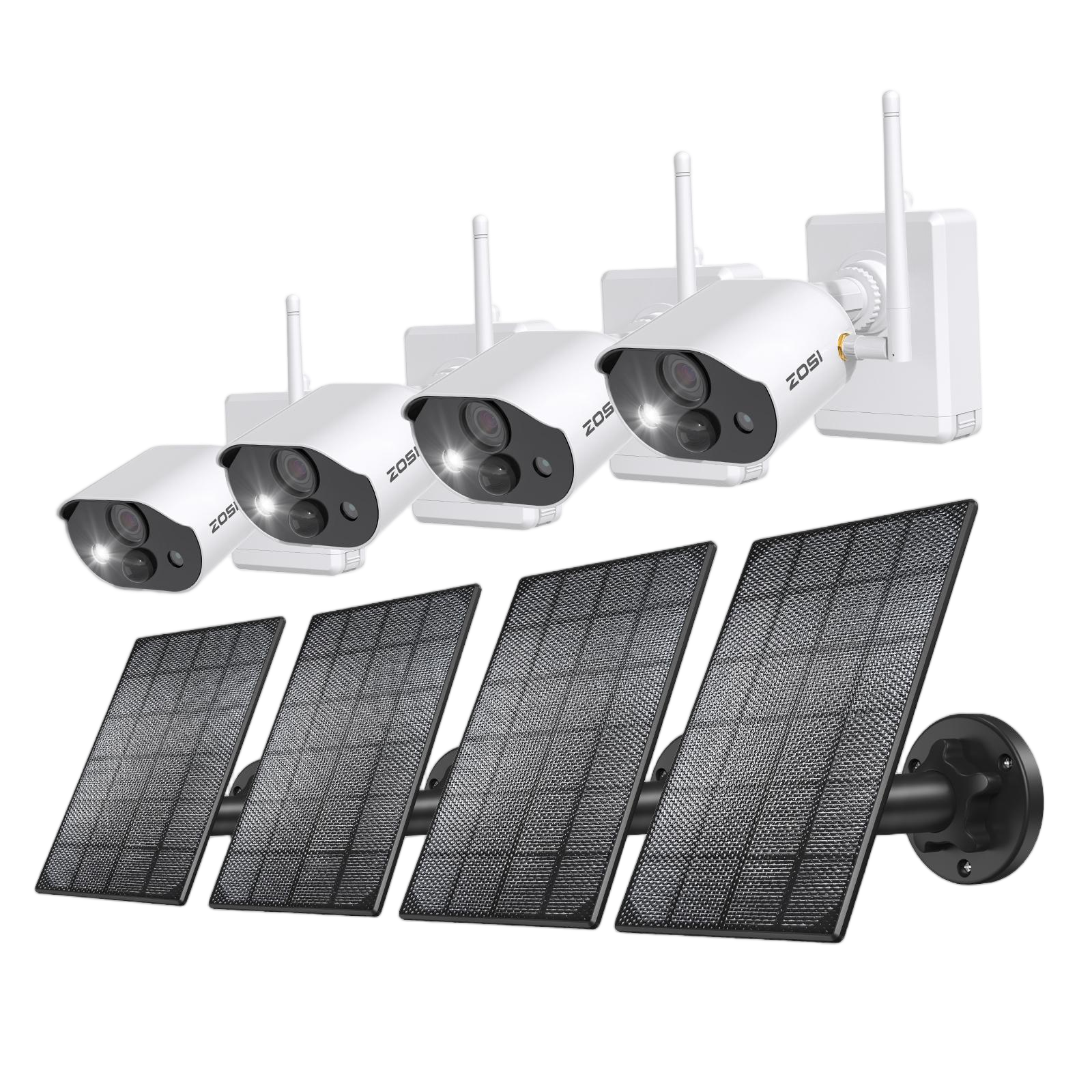 C306 Pro 3MP Battery Powered Camera with Solar Panel | 100% Wireless - Zosi