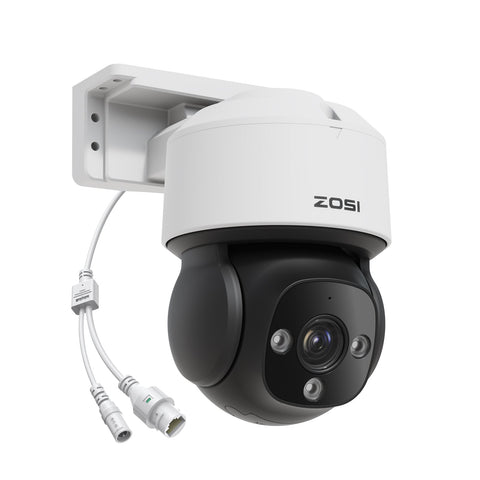 C290M 4K PT Add-on PoE Camera, Work with ZOSI PoE NVR