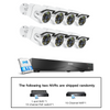 C105 4K 16 Channel Security System + Up to 16 Cameras + 4TB Hard Drive