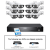 C182 4K 16 Channel PoE Security System(32 Camera Capable) + 4TB Hard Drive