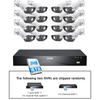 C182 4K 16 Channel PoE Security System(32 Camera Capable) + 4TB Hard Drive