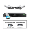 C182 4K 8 Channel Security System + Up to 8 Cameras + 2TB Hard Drive