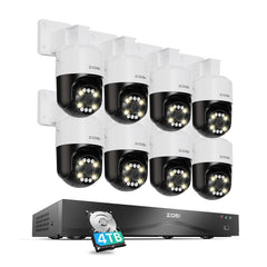 C296B 4K 16 Channel Pan-Tilt  Security System(32-Camera Capable) + 4TB Hard Drive