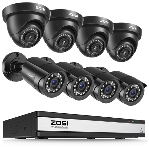 C106 & C419 16 Channel 1080P CCTV Security System + Up to 16 Cameras + 2TB/4TB HDD