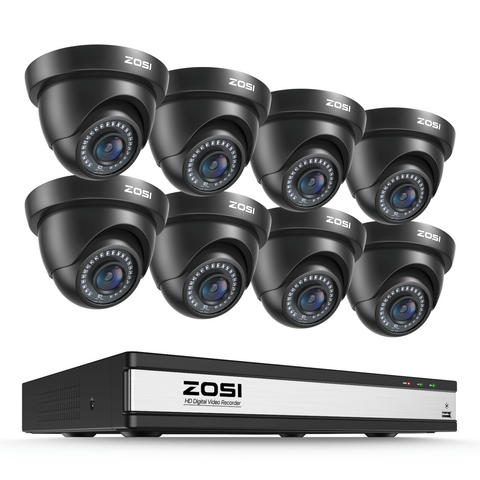 C419 16 Channel 2MP Security System + Up to 16 Cameras +Optional Hard Drive