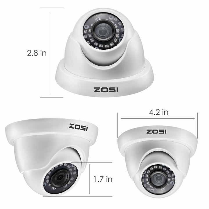 C419 1080P Dome Analog Security Camera Zosi