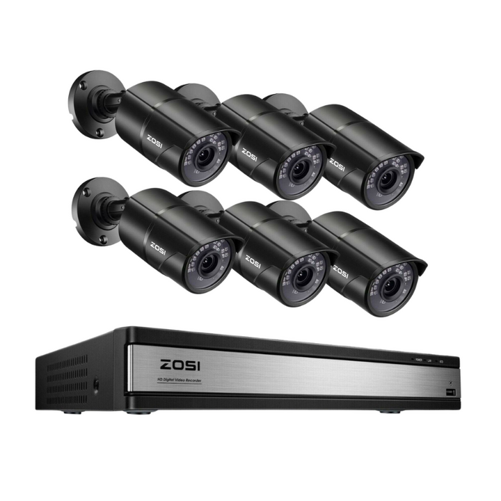 C261 1080P 16 Channel Security System + Up to 16 Cameras + 2TB/4TB Hard Drive Zosi