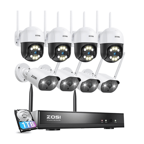 C289/C302 3MP Security Camera System + 1TB Hard Drive