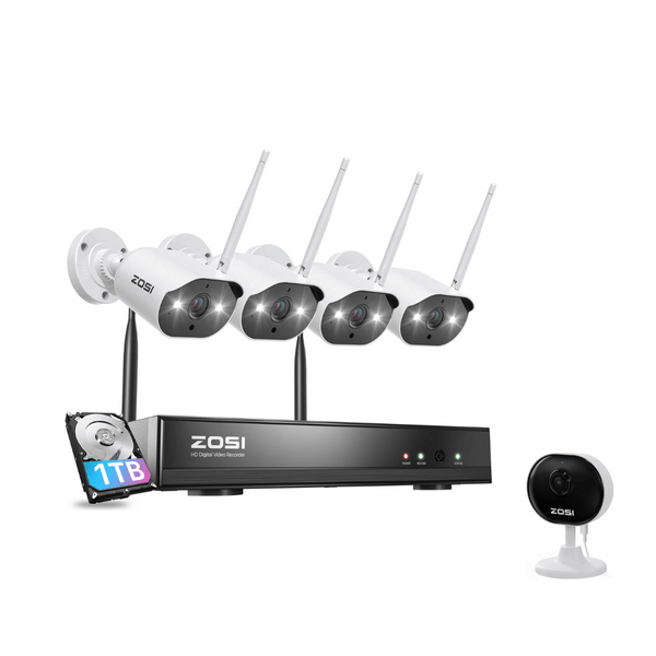 C302 3MP 8-Channel WiFi Security System +1TB Hard Drive