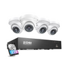 C429 5MP Security System + Up to 8 Cameras + 4K 8CH PoE NVR + 2TB Hard Drive