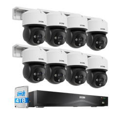 C290 4K 16 Channel PoE Security System(32 Camera Capable) + 4TB Hard Drive