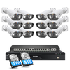 C182 4K 16 Channel PoE Security System(32 Camera Capable) + 4TB Hard Drive