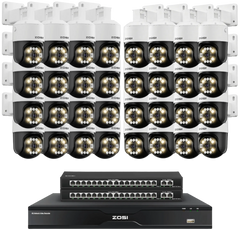 C296B 32-Channel 4K PTZ PoE Security Camera System for Business
