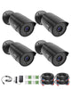 C261 2pack/4pack 1080P Analog Security Cameras with Audio + 60ft BNC (ZG2612B) Zosi