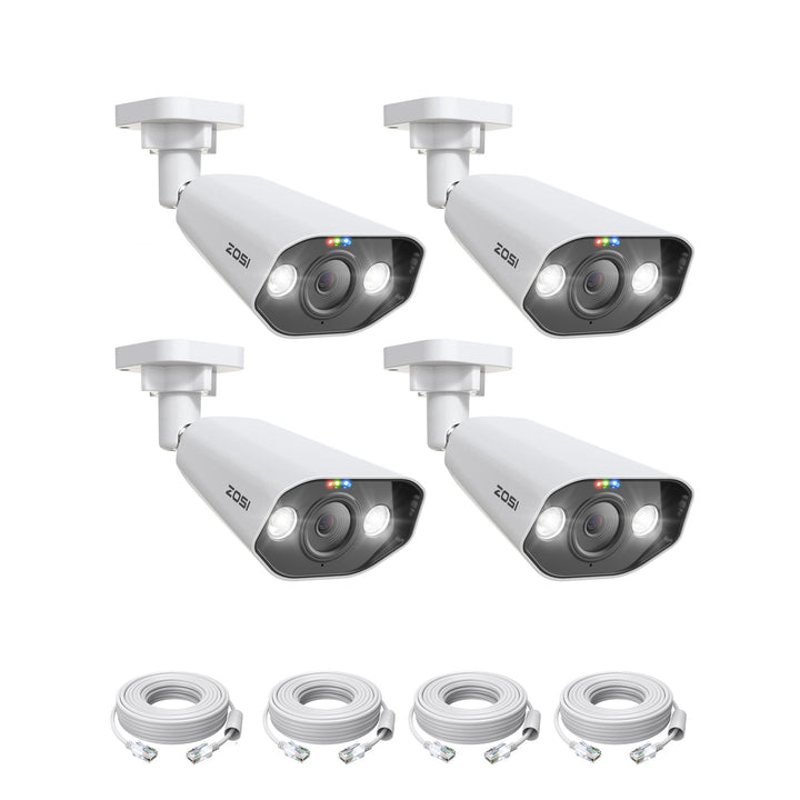 C182 4K PoE IP Camera + 60ft Ethernet Cable Zosi