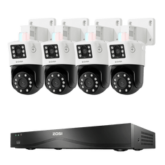 【Pre Sale】C298Max 10MP Dual-Lens PT PoE Security System(5MP+5MP) + 16CH 4K PoE NVR