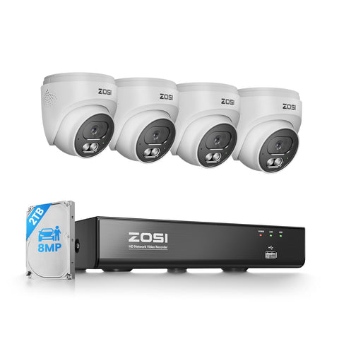C220 4K 8CH Security Camera System + 2TB HDD