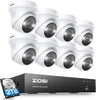 C225 4K 8 Channel Camera System + Up to 8 Cameras + 2TB Hard Drive Zosi