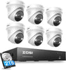 C225 4K 8 Channel Camera System + Up to 8 Cameras + 2TB Hard Drive Zosi