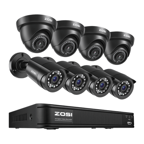 C106 & C419 1080P 8 Channel CCTV Security System + Optional Hard Drive