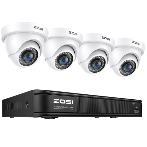 C419 2MP 8 Channel HD-TVI Security System  + Optional 2TB Hard Drive