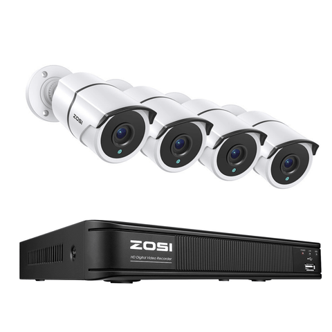 C261 2MP 8CH Security System with One-Way Audio + Optional 1TB/ 2TB HDD