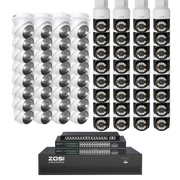 [Includes 16TB]C296/C225 64 Channel PTZ 4K PoE Security Camera System for Business + 16TB (4*4TB)
