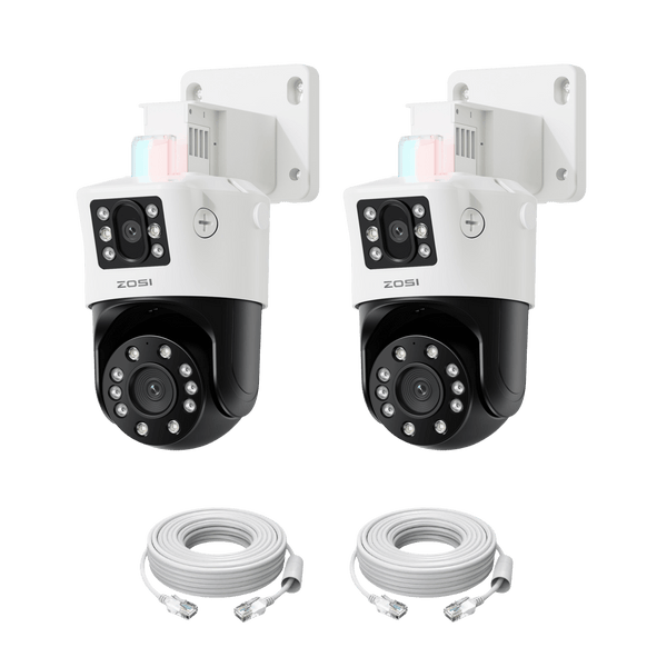 [Pre sale]C298 Max 10MP PTZ Dual-Lens PoE Camera + 60ft Ethernet Cable