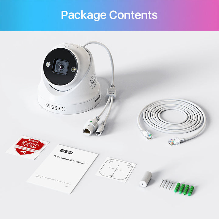 C225 4K Add-on PoE Camera + Person/Vehicle Detection Zosi