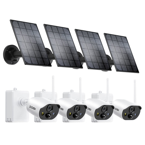 C306 Pro 3MP Battery Powered Spotlight Camera + Solar Panel