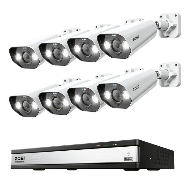 C182 4K PoE Security Camera System + 16CH NVR with 4TB Hard Drive