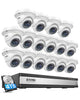 C429 5MP PoE Camera System + 16 Channel 4K PoE NVR + 4TB Hard Drive Zosi