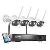 C302 3MP 8-Channel WiFi Security System +1TB/2TB Hard Drive Zosi